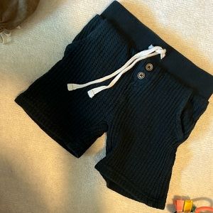 Jamie Kay Blue Waffle Shorts